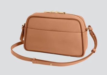 Almond Brown schoudertas Mini Bowler Kaai 