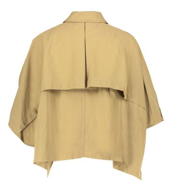 Bruinkleurige vest met vlindermouwen Francis Co'Couture