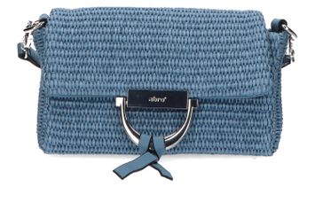 Light blue/nickel  geweven handtas Abro 
