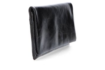 Zwarte glanzende clutch Abro