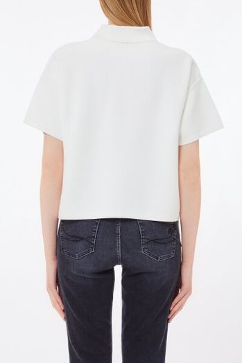 Witte pull met parel detail Liu Jo 