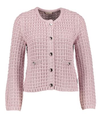 Rosé kleurige caridagn met knopen Liu Jo 