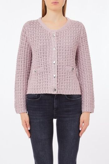 Rosé kleurige caridagn met knopen Liu Jo 