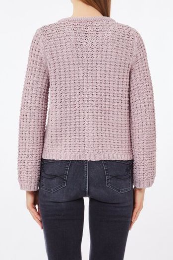 Rosé kleurige caridagn met knopen Liu Jo 