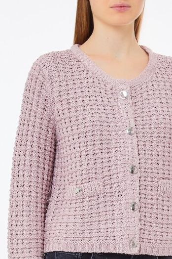 Rosé kleurige caridagn met knopen Liu Jo 