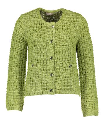 Groene gehaakte pull met knopen Liu Jo