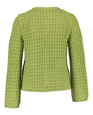Groene gehaakte pull met knopen Liu Jo