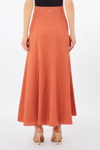 Oranje halflange rok Liu Jo 