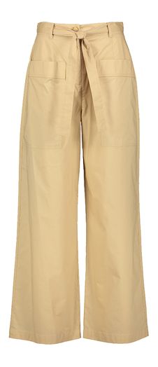 Beige katoenen broek met opgestikte zakken Liu Jo