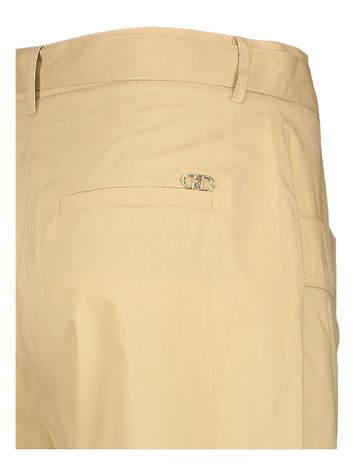 Beige katoenen broek met opgestikte zakken Liu Jo