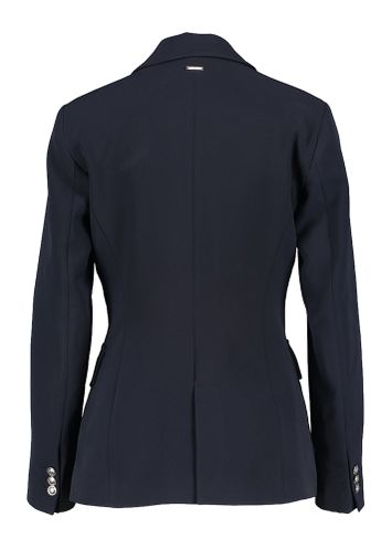 Blauwe geklede blazer met zilveren knopen Liu Jo