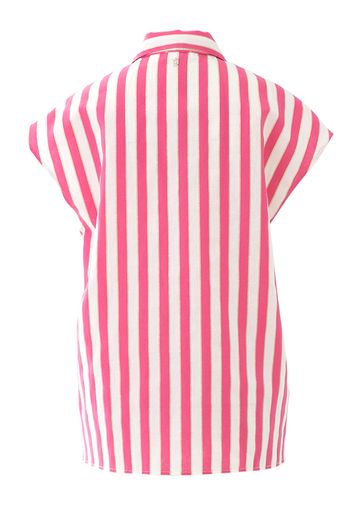 Roze gestreepte mouwloze bloes Liu Jo 