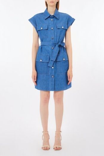 Blauwe jurk in jeanslook  Liu Jo