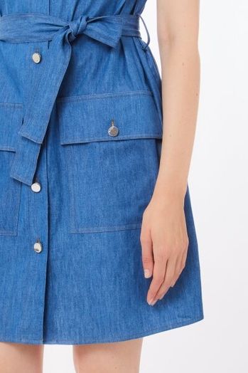Blauwe jurk in jeanslook  Liu Jo