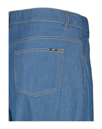 Blauwe wide fit broek in jeans look Liu Jo 