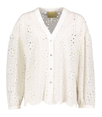 Witte kanten blouse Raymi Momoni
