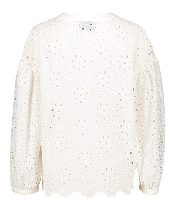 Witte kanten blouse Raymi Momoni