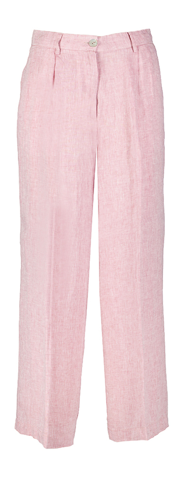 Roze linnen broek Tapir Momoni