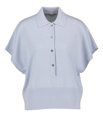 Lichtblauwe wollen polo Zenggi