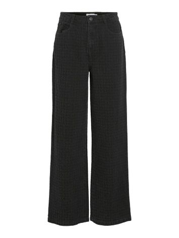 Zwarte loose fit jeans met structuur Viany Vila