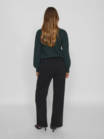 Zwarte loose fit jeans met structuur Viany Vila