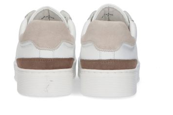 White/ silver mink lage sneakers Cycleur de Luxe