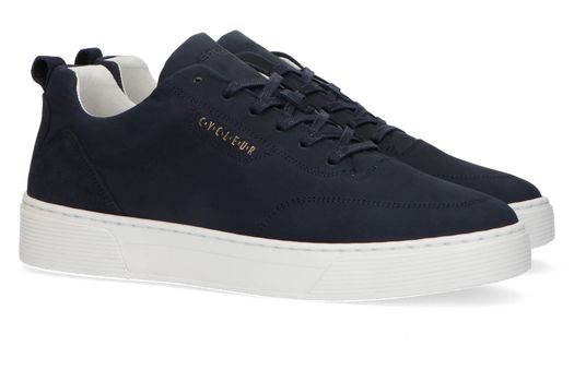 Donkerblauwe lage sneakers Cycleur de Luxe