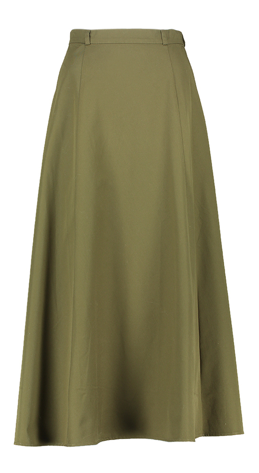 Kaki lange rok Gala Mardi 