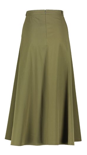 Kaki lange rok Gala Mardi 
