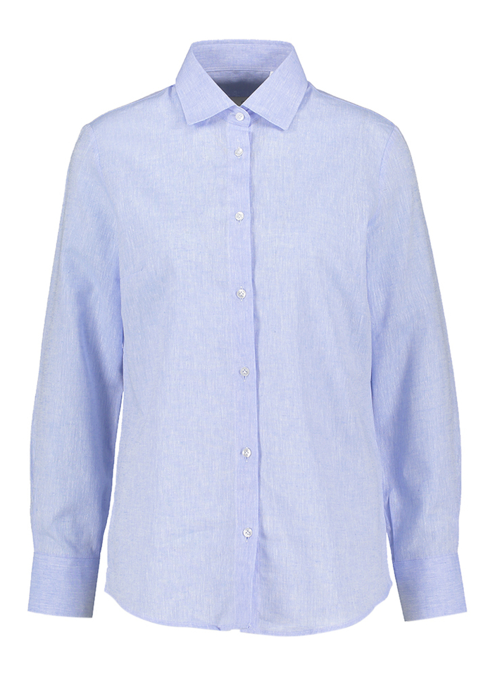 Licht blauw linnen hemd Amon Christiana Conti
