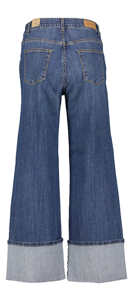 Donkerblauwe loose jeans Denise Noir N'Bleu