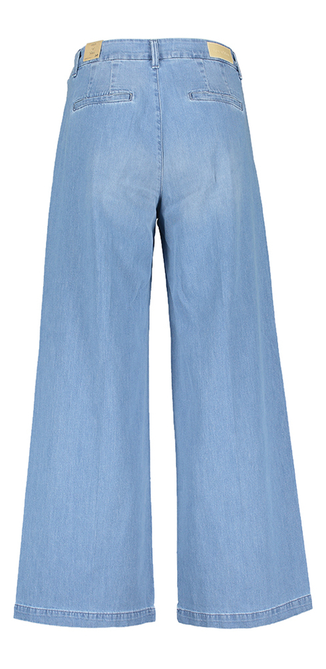 Blauwe wide leg jeans Denise Chinos Noir'n'bleu