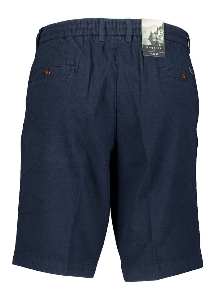 Blauwe short Bugatti