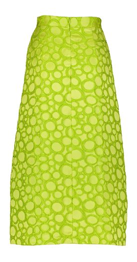Groene feestelijke rok met structuur Alice JQ Circle Lunatica 