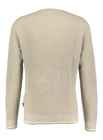 Beige trui met ronde hals en lange mouwen Bugatti 