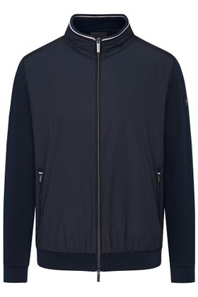 Bugatti Donkerblauwe zomerjas met rits Tommy Hilfiger