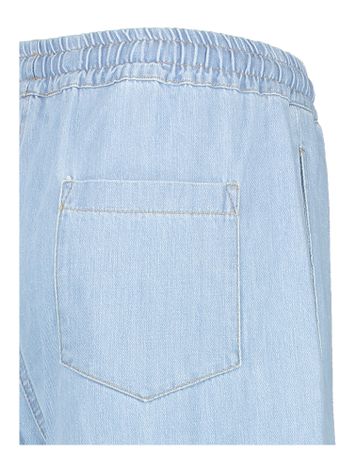 Licht blauwe wijdvallende jeans met elastiek Jeff By-Bar