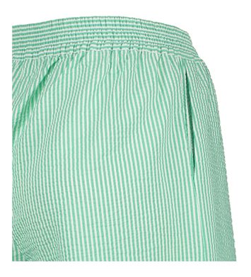 Groene gestreepte wijde broek met elastiek Randy By-Bar