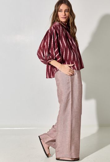 Roze broek met elastiek Benji By-Bar