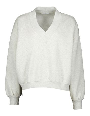 Grijze sweater met v hals Momo By-Bar