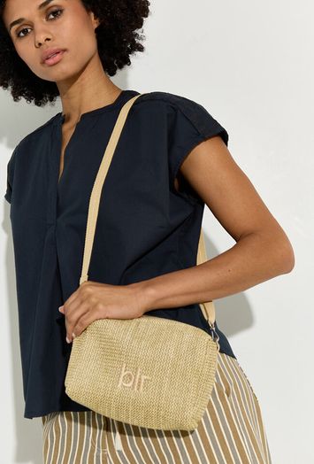 Zwarte oversized katoenen bloes Amie By-Bar 