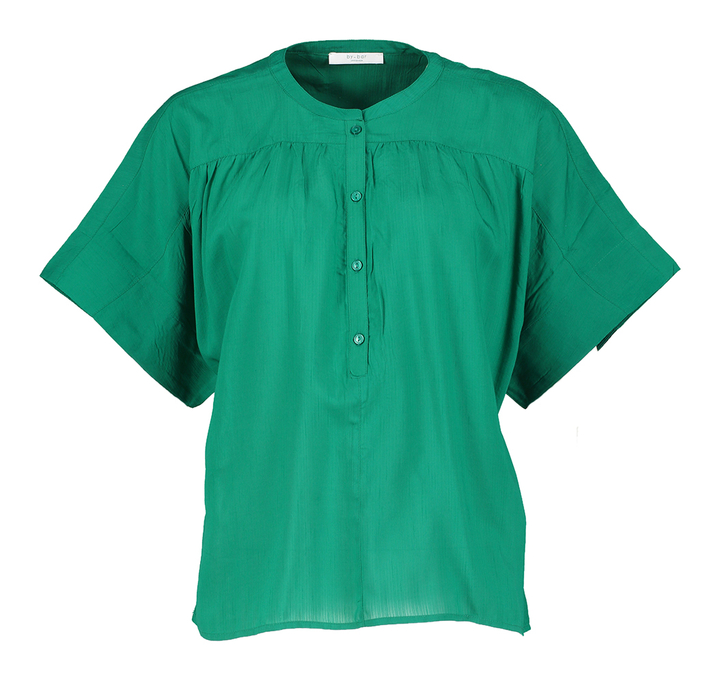 Smaragdgroene blouse met korte mouwen Bo By-Bar
