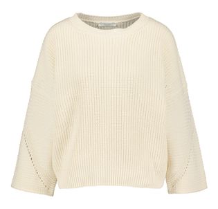 By-Bar Ecru gehaakte pull met ronde hals Jack