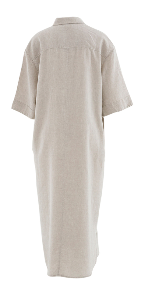 Beige linnen jurk Bruno By-Bar 