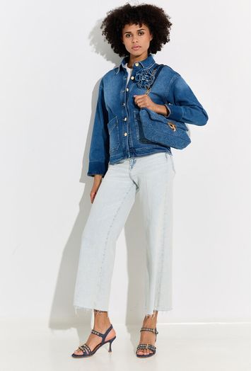 Jeansblauwe loose jeans For All Mankind