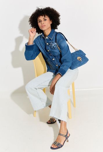 Jeansblauwe loose jeans For All Mankind