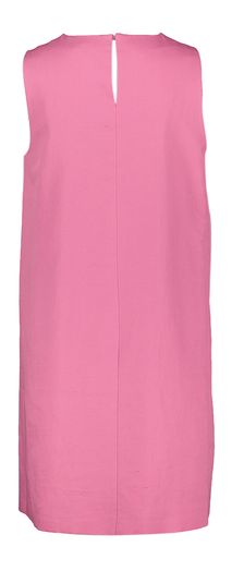 Roze korte katoen en linnen jurk Racer Max Mara Weekend 