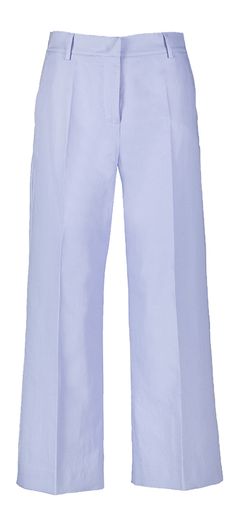Lichtblauwe geklede broek Zircone Max Mara 