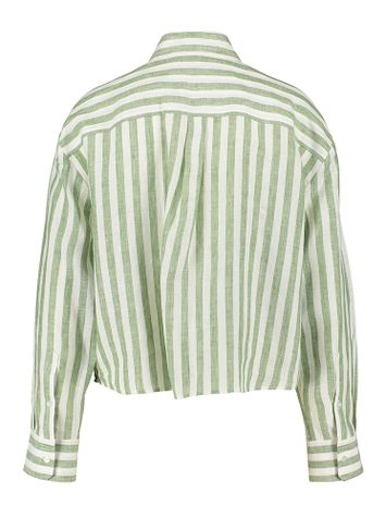 Wit met groen gestreepte bloes Nolana Max Mara 