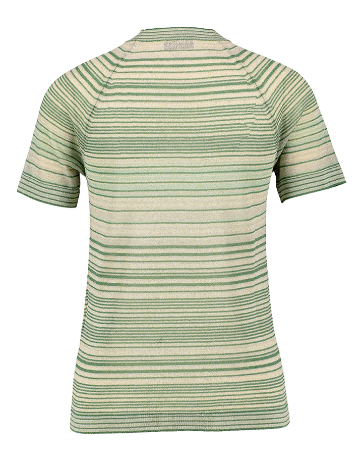 Multicolor gestreepte t-shirt met korte mouwen Nathale Marella